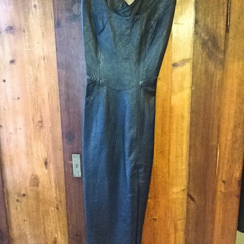 Sexy Leather Dress